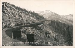 Southern Pacific Snowsheds over the Sierras Truckee, CA Postcard Postcard Postcard