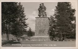 Pioneer Donner Monument Truckee, CA Postcard Postcard Postcard