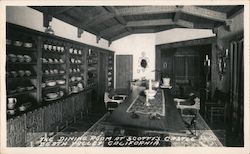 The Dining Room at Scotty's Castle Death Valley, CA Postcard Postcard Postcard