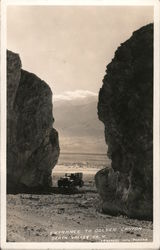 Entrance to Golden Canyon Postcard