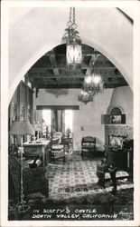 In Scotty's Castle, Death Valley, California Postcard