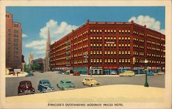 Syracuse's Outstanding Moderate Priced Hotel Postcard