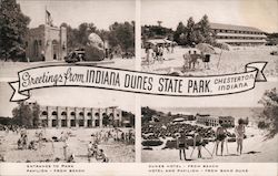 Greetings from Indiana Dunes State Park Chesterton, IN Postcard Postcard Postcard