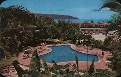 Swimming Pool at Motel Acapulco Mexico Postcard Postcard Postcard