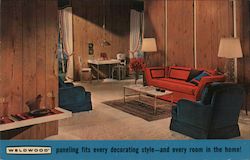 Weldwood Paneling, United States Plywood Corp. Postcard