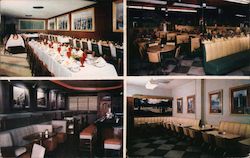 The Famous Grill. Lansing's Wonder Restaurant, various dining rooms Michigan Postcard Postcard Postcard