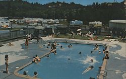 Holiday Inn Trav-L Park Scotts Valley, CA Postcard Postcard Postcard