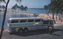 Greyhound Super Scenicruiser Postcard