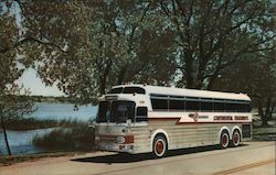 The Silver Eagle luxury bus Postcard