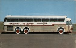 Continental Trailways Silver Eagle Postcard