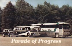 Parade of Progress. Peter Pan Bus Lines 50 years Springfield, MA Postcard Postcard Postcard