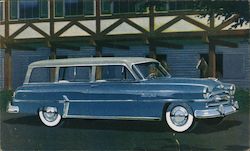 1954 Plymouth Belvedere Suburban Postcard