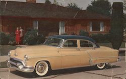 Oldsmobile Series "98" 4 door sedan Postcard