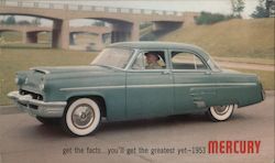 get the facts.... you'll get the greatest yet - 1953 Cars Postcard Postcard Postcard