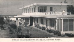 Emerald Shore Apartments, Lido Beach Postcard