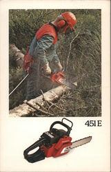 Jonsereds 451E chainsaw Postcard