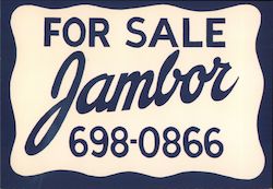 Jambor Realtors. For Sale Jambor solicitation postcard Postcard