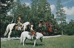 Horseback Riding at Fort Wilderness -Disney World Postcard Postcard Postcard