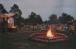 Fort Wilderness campfire Orlando, FL Disney Postcard Postcard Postcard