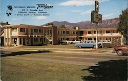 Colorado Springs Travelodge Postcard Postcard Postcard