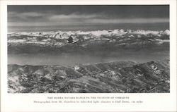 The Sierra Nevada range in the vicinity of Yosemite Yosemite Valley, CA Postcard Postcard Postcard