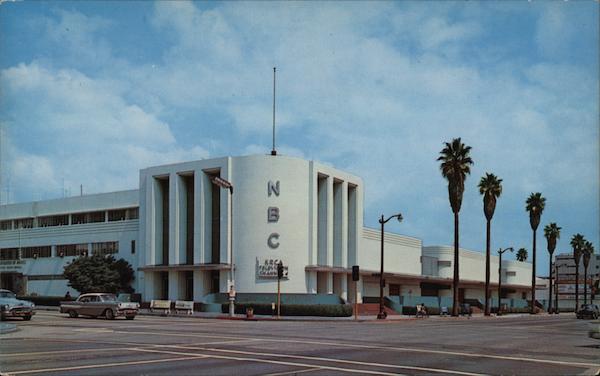 NBC Studio Sunset and Vine Hollywood, CA Russ Halford Postcard