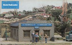 Model Railroad Landscape - Model Railroader Magazine Postcard