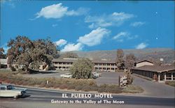 El Pueblo Motel Gateway to the Valley of the Moon Postcard