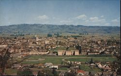 Overview of Petaluma California Postcard Postcard Postcard