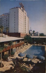 Hollywood Roosevelt Hotel and Promenade Postcard