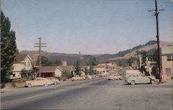 Street View Garberville, CA Postcard Postcard Postcard