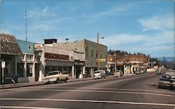 Street view Willits, CA Postcard Postcard Postcard