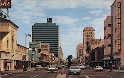 Miracle Mile, Wilshire Boulevard, Los Angeles Postcard