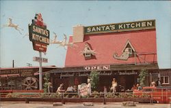 Santa's Kitchen Postcard