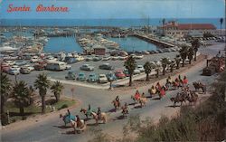 Santa Barbara Yacht Harbor Postcard