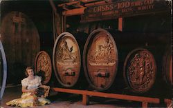 Century Old Wine Casks, Beringer Bros. Winery Saint Helena, CA Postcard Postcard Postcard