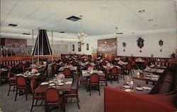 Tick Tock Restaurant dining room Hollywood, CA Postcard Postcard Postcard