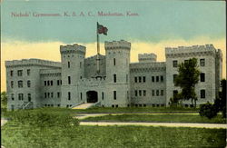 Nichols Gymnasium K.S.A.C Postcard