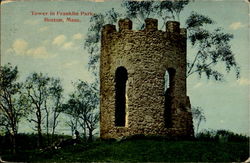 Tower In Franklin Park Boston, MA Postcard Postcard