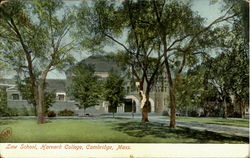 Law School, Harvard College Cambridge, MA Postcard Postcard