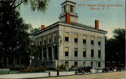 Genesee County Court House Postcard