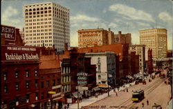 Woodward Avenue Postcard