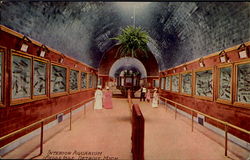 Interior Aquarium , Belle Isle Postcard