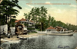 Becon Park Webster, MA Postcard Postcard