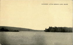 Sand Bar Little Sebago Lake Postcard