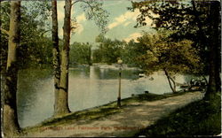 Chamounix Lake, Fairmount Park Philadelphia, PA Postcard Postcard