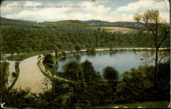 Carnegie Lake, Highland Park Postcard