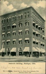 Indianola Building Muskogee, OK Postcard Postcard