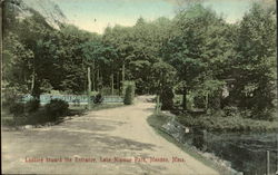 Looking Toward The Entrance, Lake Nipmuc Park Postcard