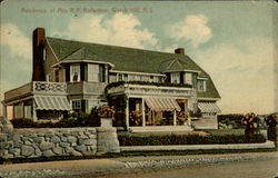 Residence Of Mrs. R. F. Ballantine Postcard